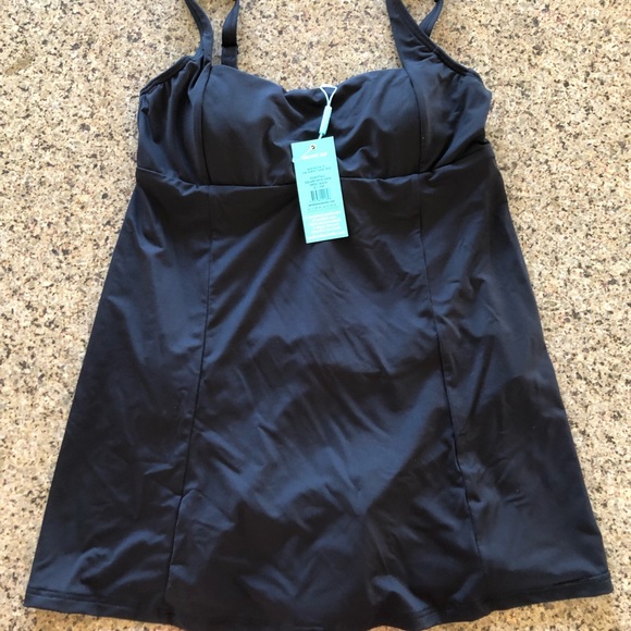 Sea Level Swim Australia Essentials Square Neck Swim Dress - Picture 5 of 9